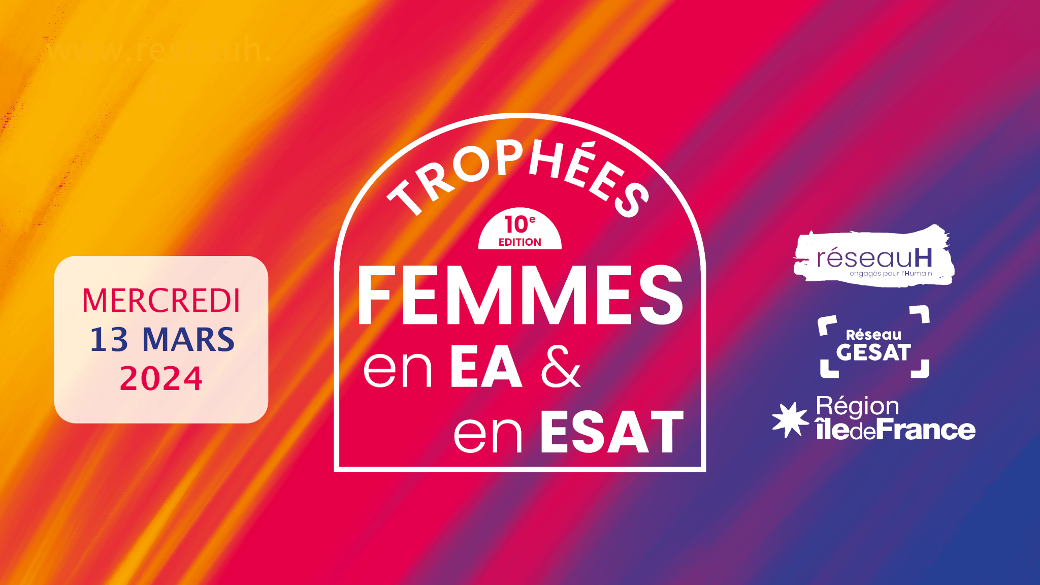 Les Trophées Femmes en EA & en ESAT le 13 mars 2024